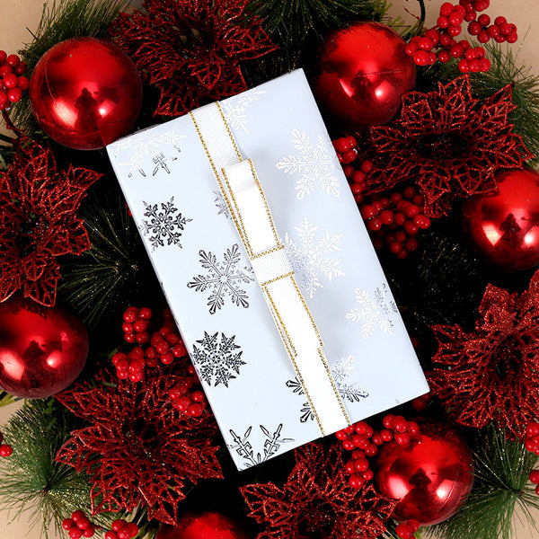 Kokorosa Snowflake Aluminum Foil Wrapping Paper (3 Choices)