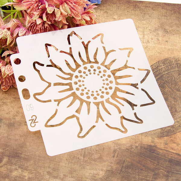 Kokorosa Sunflower DIY Painting Hollow Stencil