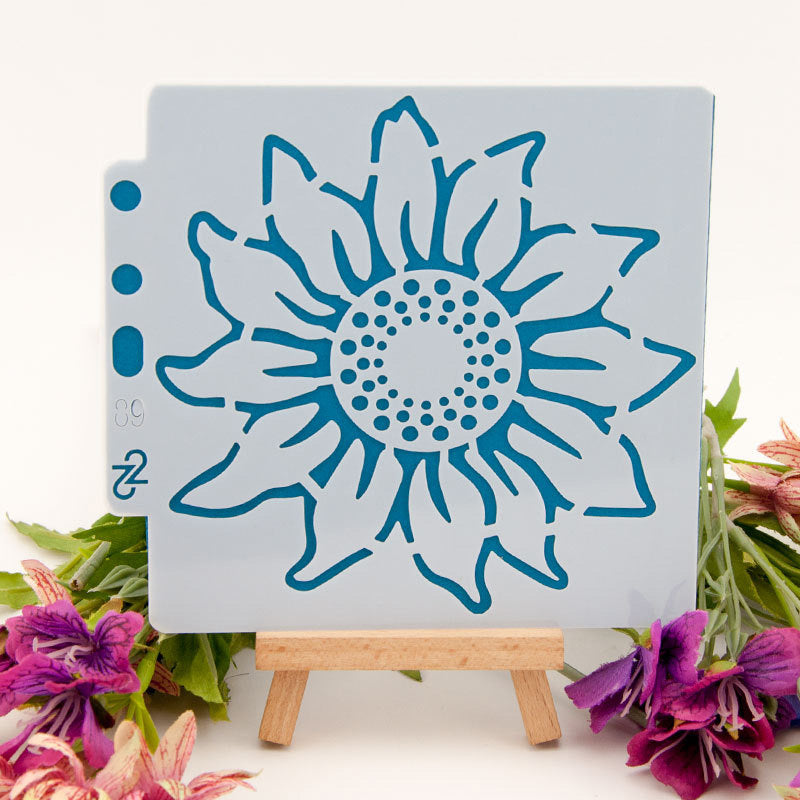 Kokorosa Sunflower DIY Painting Hollow Stencil