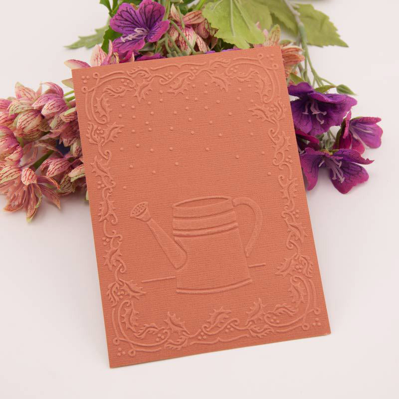 Kokorosa Watering Can Plastic Embossing Folder