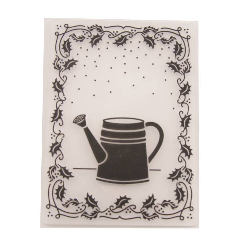 Kokorosa Watering Can Plastic Embossing Folder