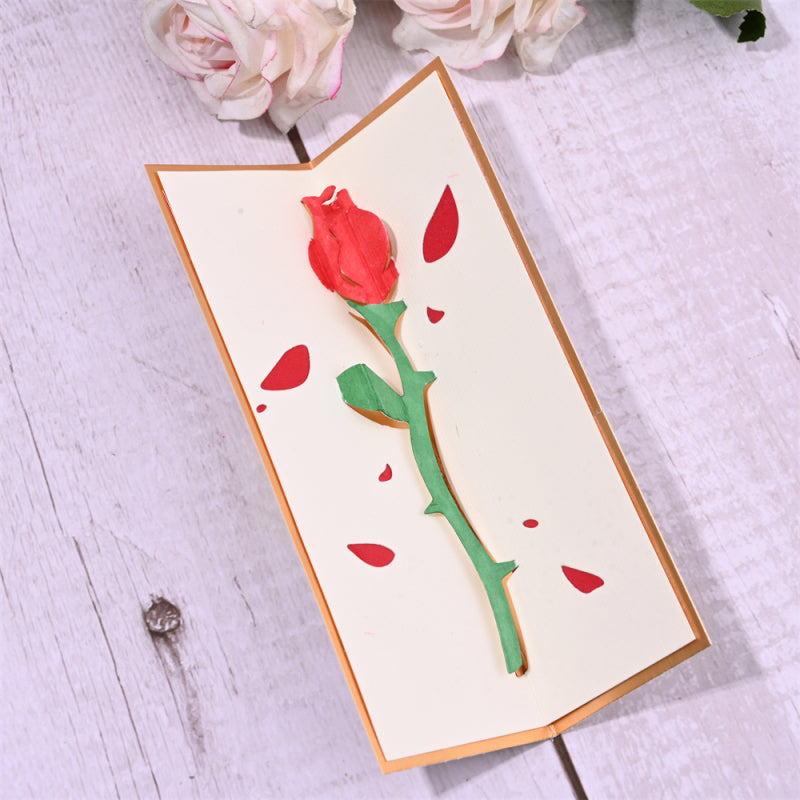 Kokorosa Metal Cutting Dies With Withered Rose Background Board