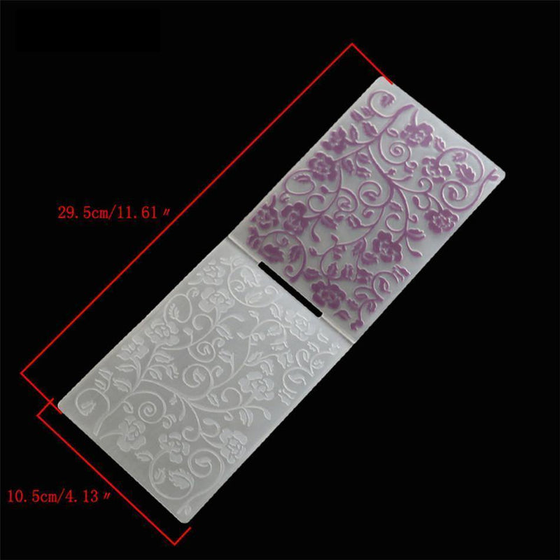 1PCS Plastic flower Embossing Folder - kokorosastudio.com