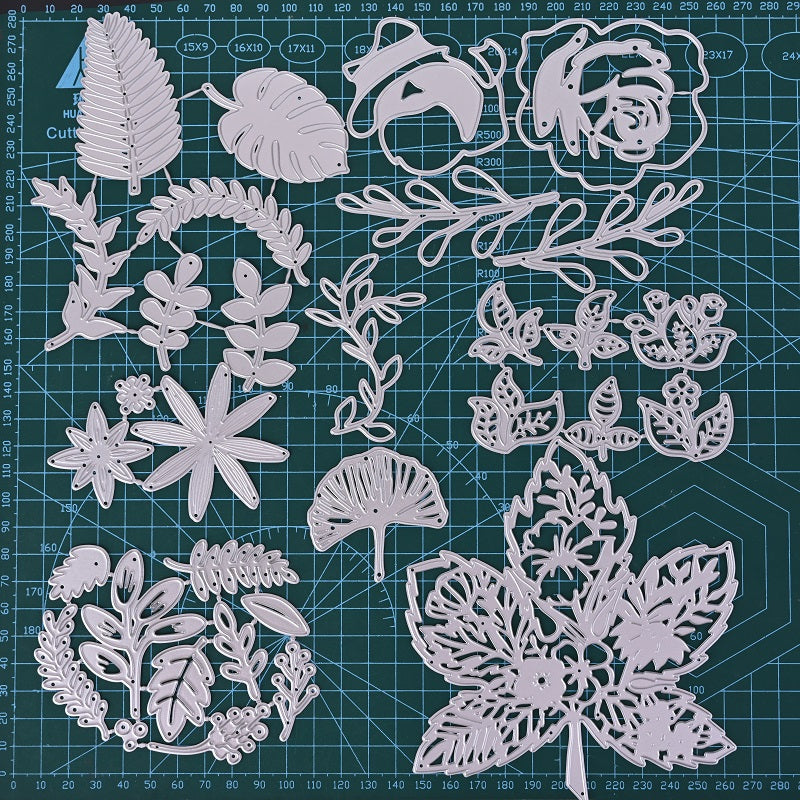 Kokorosa Leaves Metal Cutting Dies Collection