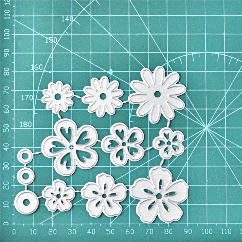 Kokorosa Mini Flower Blossoms Metal Cutting Dies