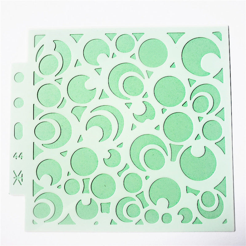 Kokorosa Circle Pattern Painting Stencils