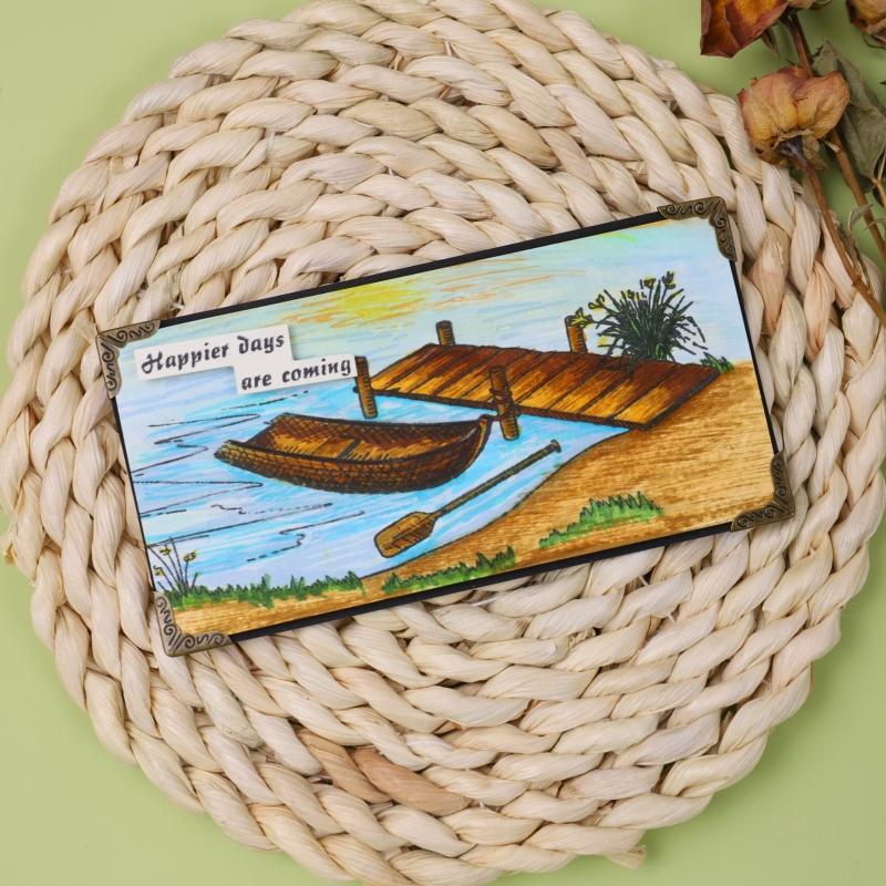 Kokorosa  Wooden Boat Stamps