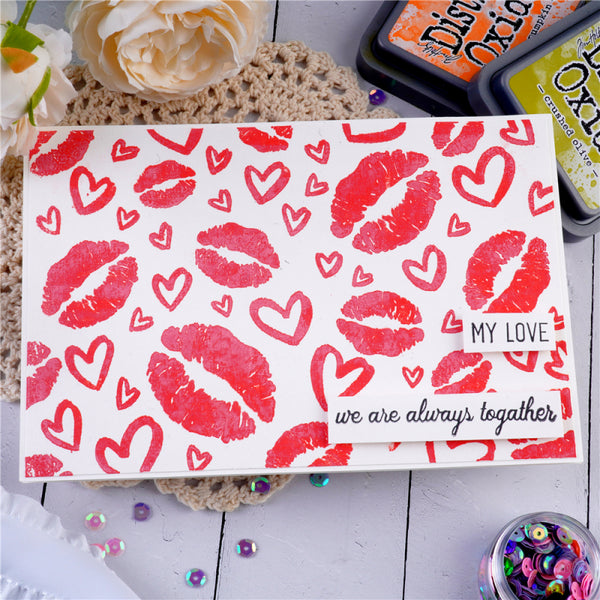Kokorosa Lips and Love Clear Stamps